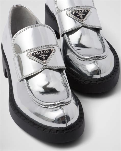 prada silver loafers|prada loafers the real.